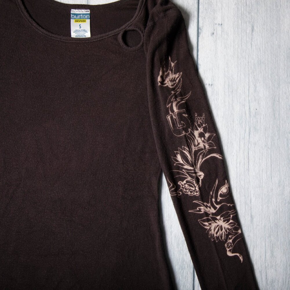 Burton Women's Dryride Base Layer Long Sleeve Top, Size Small - Picture 3 of 8